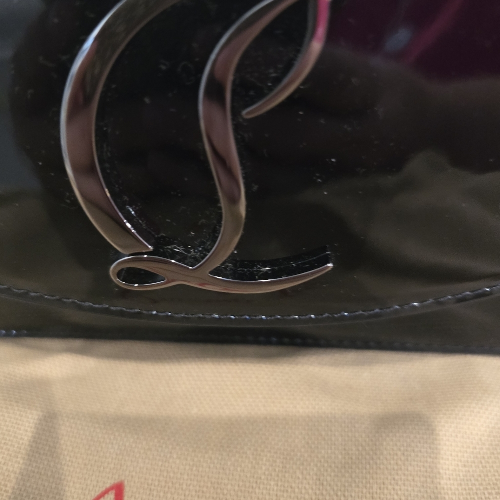 Christian Louboutin Loubi54 Black Patent Leather Bag - Picture 8 of 11